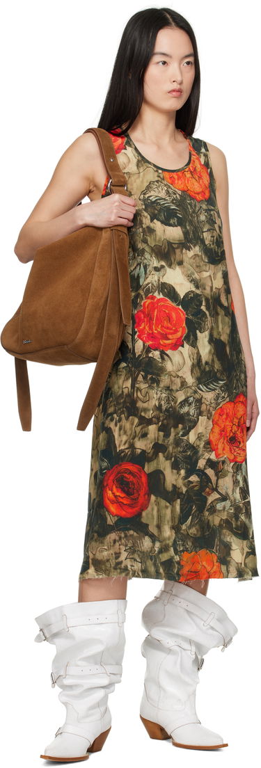 Kjole R13 R13 Sleeveless Rose Print Midi Dress Flerfarvet | R13WR304-R535A, 3