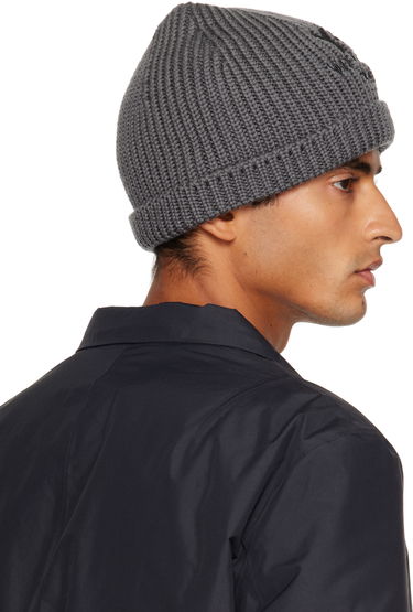 Beanie Y-3 Y-3 Chunky Knit Beanie Grå | JX8309, 2