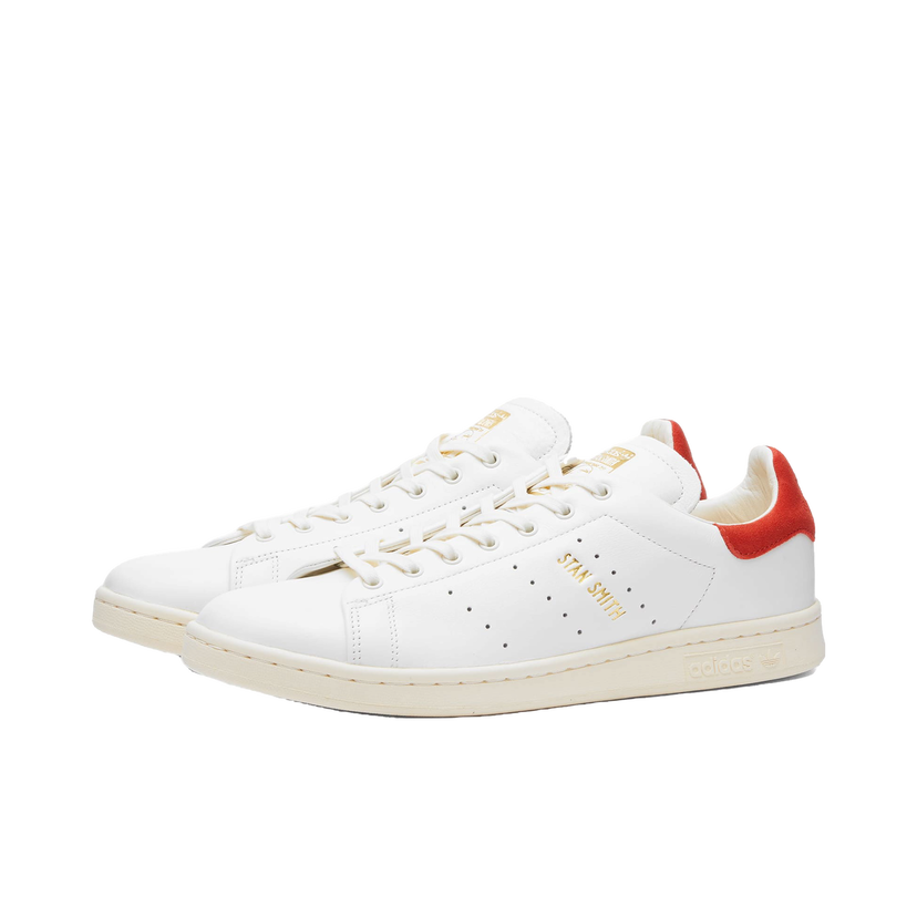 Sneakers og sko adidas Originals Adidas Men's STAN SMITH LUX Cloud White/Cream White/Red Hvid | IF8846