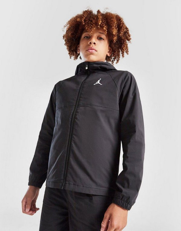 Vindjakke Jordan Jordan Hooded Woven Jacket Sort | 95F241-023, 0