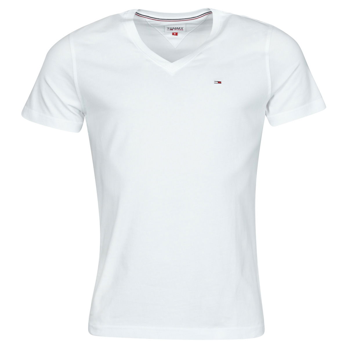 T-shirt Tommy Hilfiger ORIGINAL JERSEY V NECK TEE Hvid | DM0DM04410-100-NOOS, 0