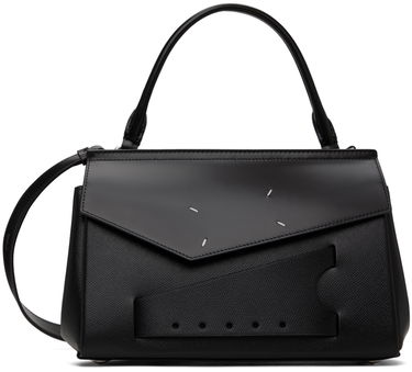 Håndtaske Maison Margiela Maison Margiela Snatched Top Handle Small Bag Sort | SB2WD0001 P4745, 0