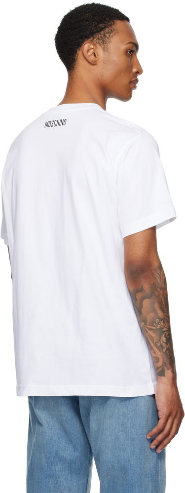 T-shirt Moschino Moschino Teacup Graphic Organic Cotton T-Shirt Hvid | 252ZZ072852411001, 2