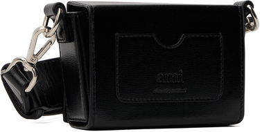 Håndtaske AMI AMI De Coeur Nano Lunch Box Bag Sort | ULL105.830, 2