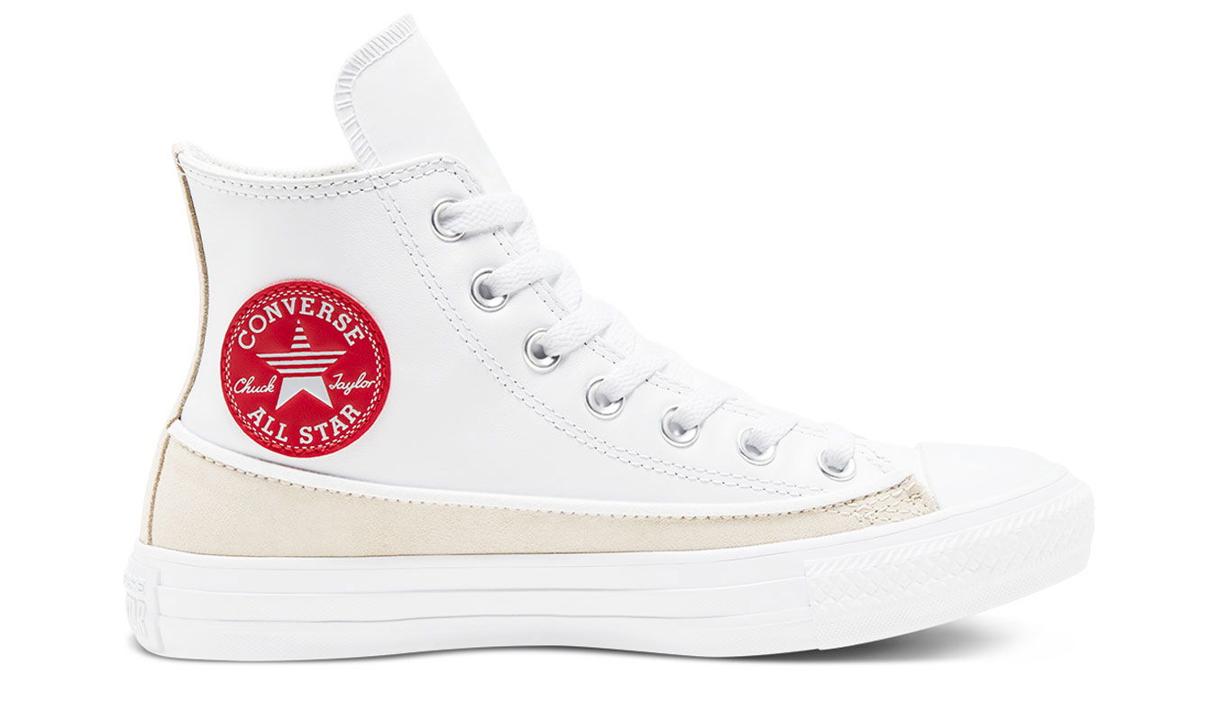 Sneakers og sko Converse Chuck Taylor All Star Split Upper Hvid | 168898C, 0