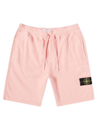 Shorts Stone Island Garment Dyed Sweat Short Lyserød | 101564651-V0080
