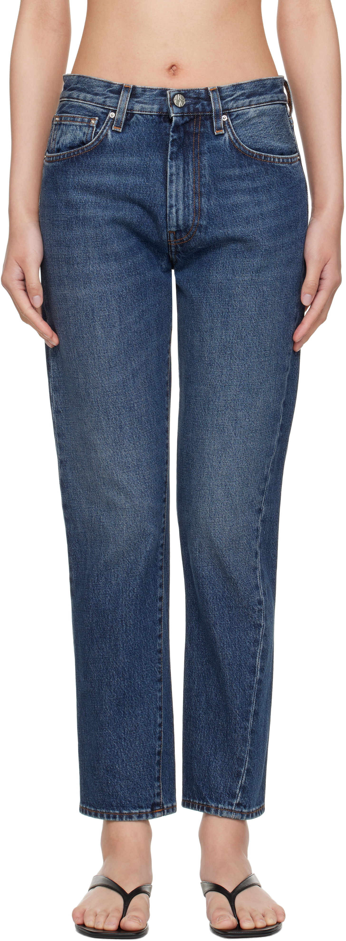 Jeans TOTEME TOTEME Twisted Seam Jeans Blå | 221-232-741, 0