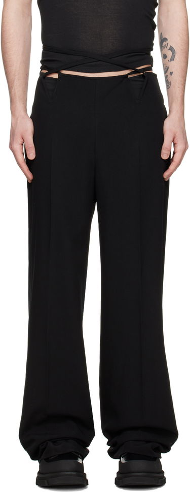 Bukser Dion Lee V-Wire Detail Tailored Trousers Sort | C2104R23, 0