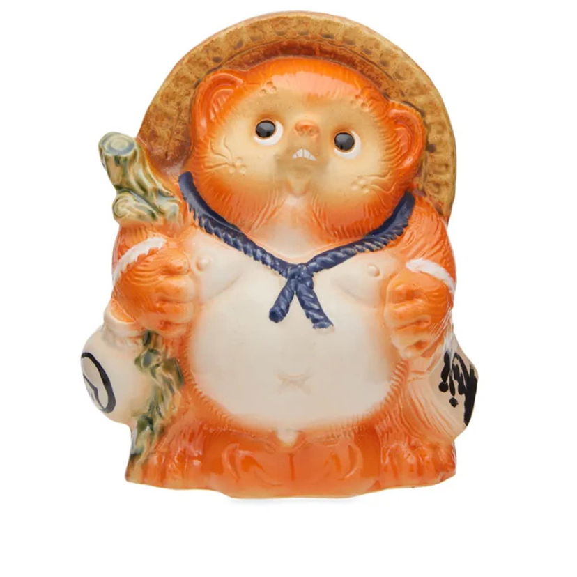 Collectible BEAMS BEAMS JAPAN Fortune Raccoon Dog Figurine Orange | 5678-0060-067-45
