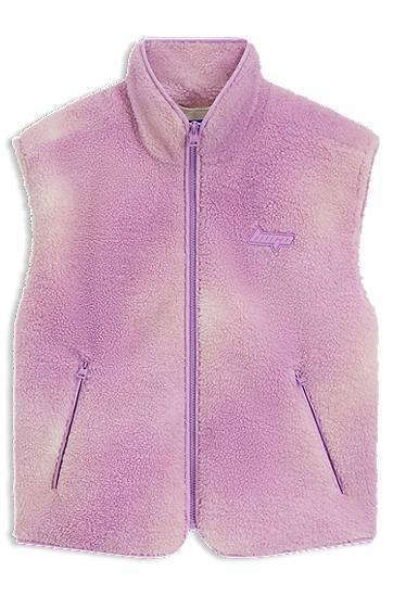 Vest BOSS Cloud Print Teddy Vest Lilla | 50541231