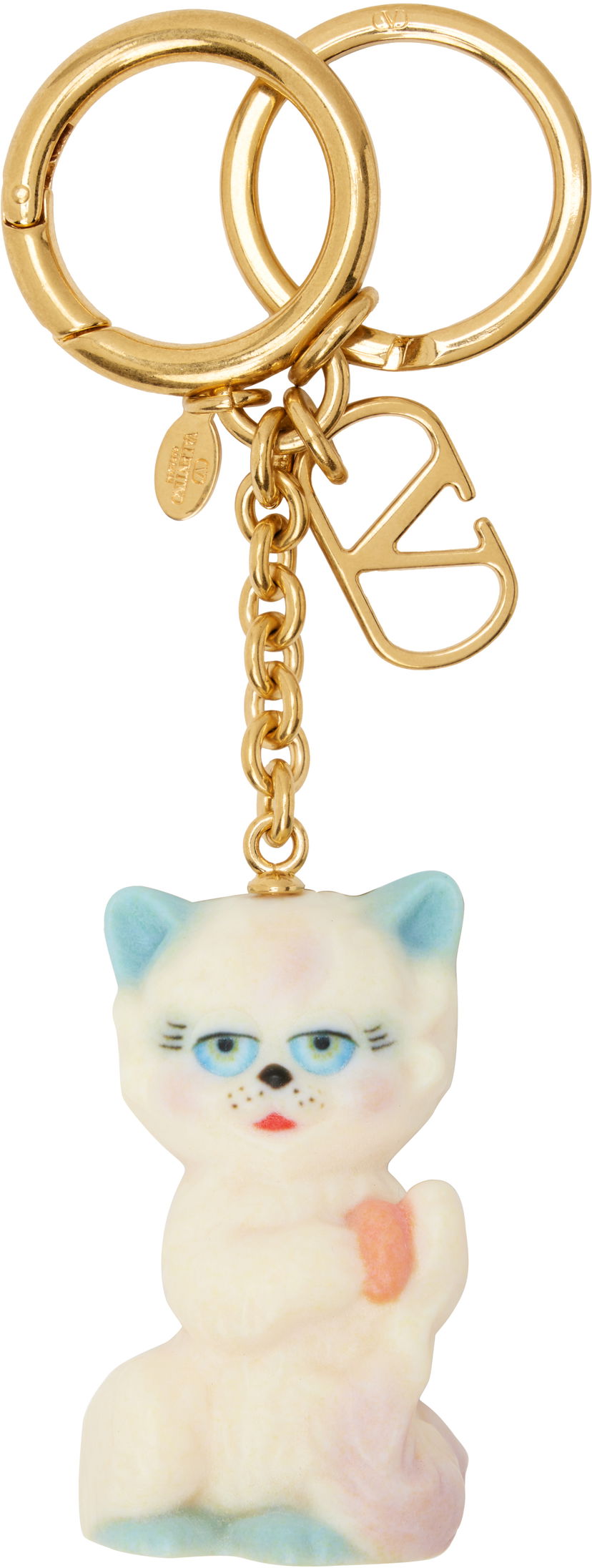 Nøgleringe Valentino Valentino Garavani 'Le Chat De La Maison' Keychain Flerfarvet | 7Y2P0AR1VQY