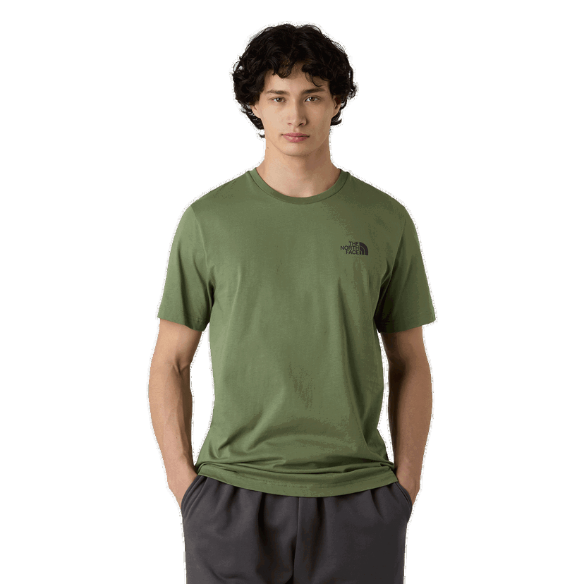 T-shirt The North Face Mountain Sketch Short Sleeve T-Shirt Grøn | NF0A8EE8BO91