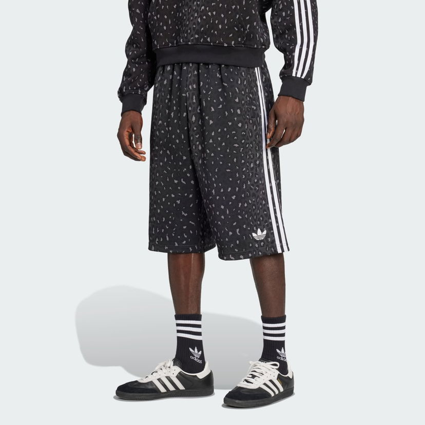 Shorts adidas Performance Leopard Print Shorts Sort | JV7567