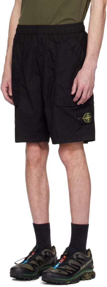 Shorts Stone Island Stone Island Stretch Cotton Shorts Sort | K1S15 L100009 S0003, 3