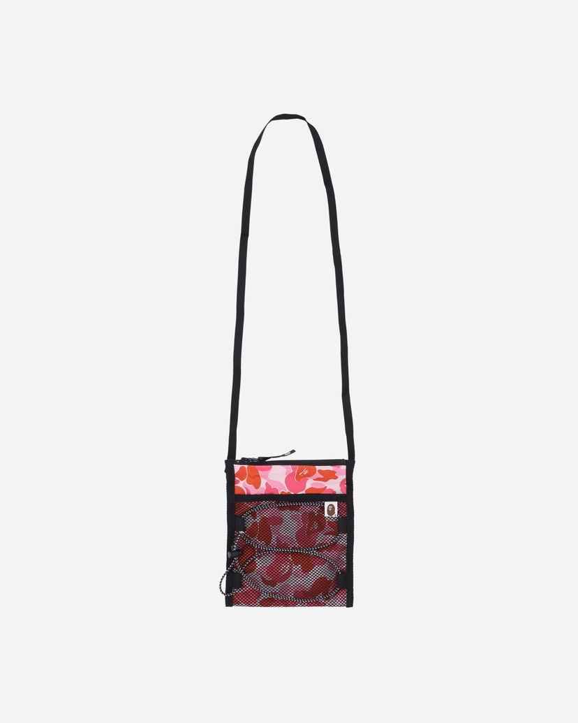 Skuldertaske BAPE Bungee Cord Pouch Lyserød | 1G20182016 PINK