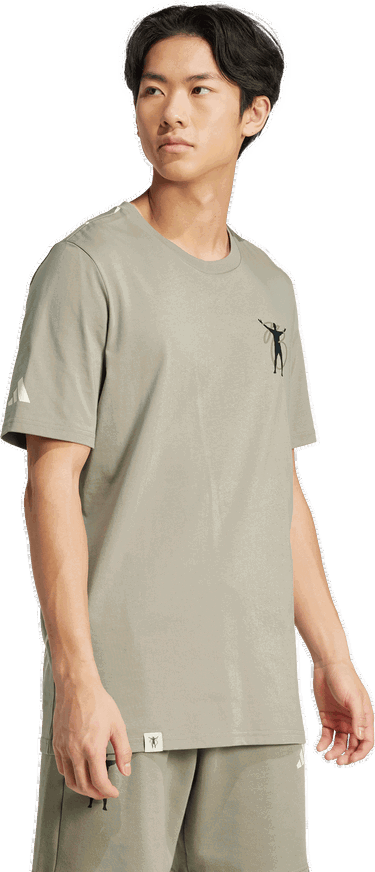 T-shirt adidas Performance Jude Bellingham Culturewear T-Shirt Beige | JY1876, 3