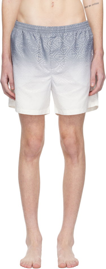 Badetøj Casablanca Printed Swim Shorts Hvid | MPS25-TR-224-02, 0