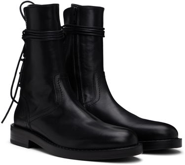 Tøj Ann Demeulemeester Ann Demeulemeester Heiko Leather Boots Sort | CO02-M-A40-LT047-099, 3