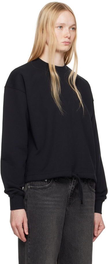 Sweater MAISON KITSUNÉ Maison Kitsuné Baby Fox Patch Drawstring Sweatshirt Sort | OW00302KM0325, 1