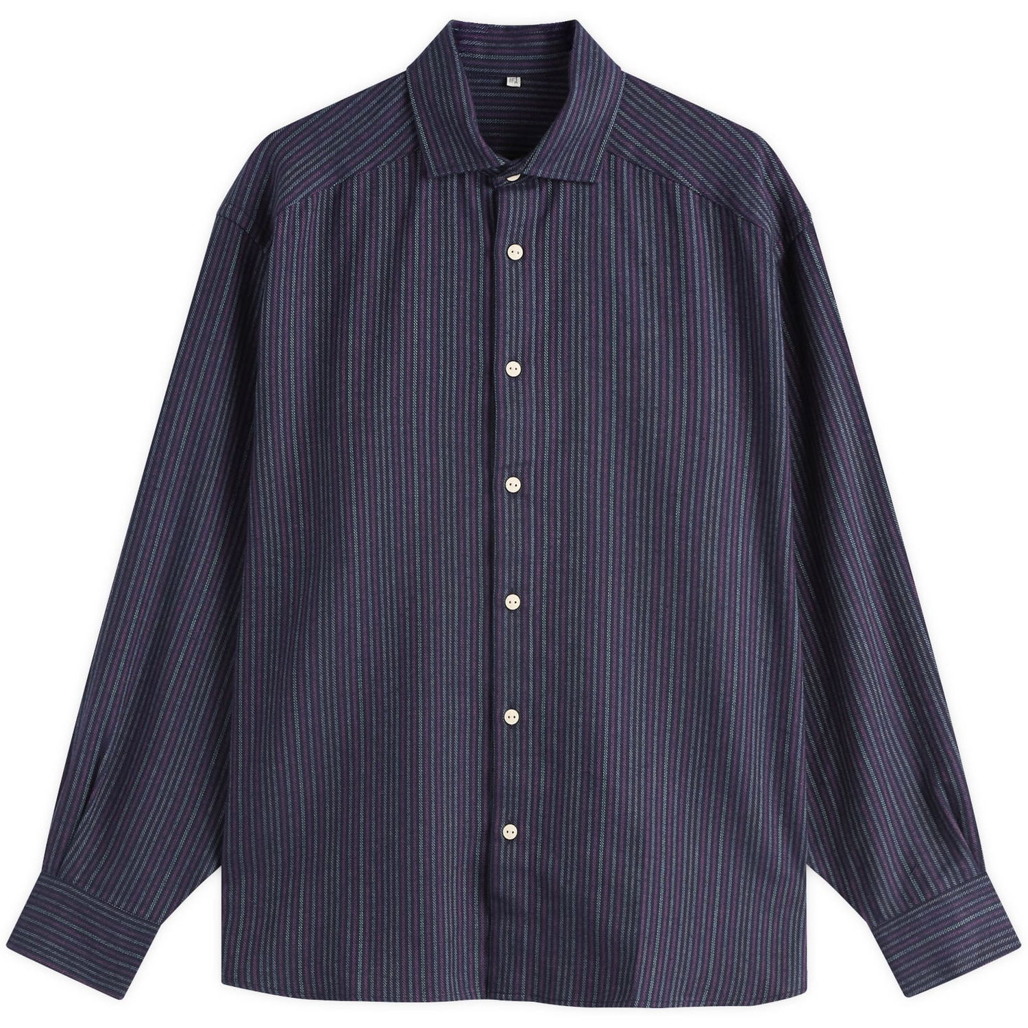 Skjorte Baserange Claude Flannel Shirt, Size X-Small Lilla | TSCL-FLP-WI25, 1