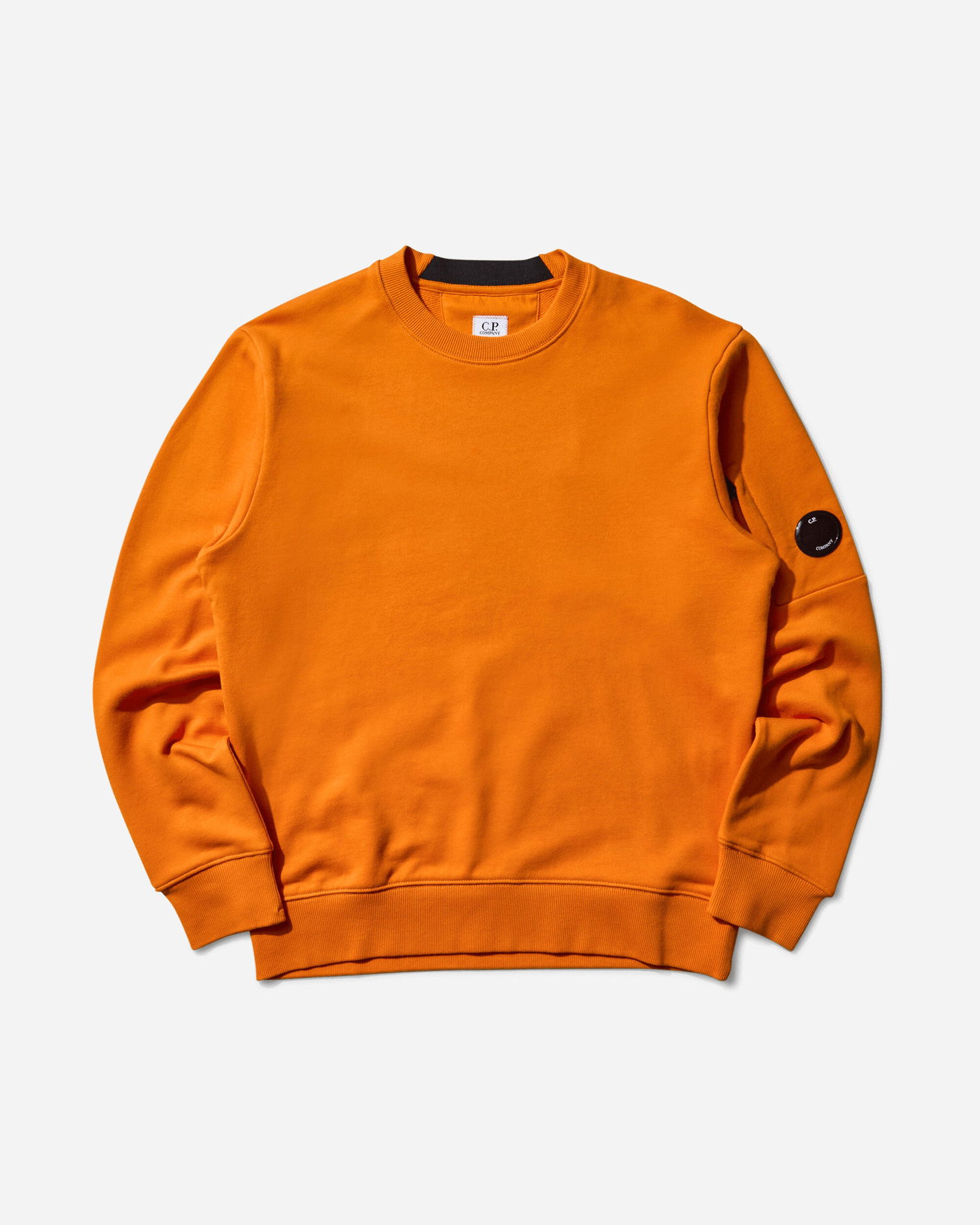 Sweatshirt C.P. Company Diagonal Raised Fleece Crewneck Sweatshirt Orange | 19CMSS713A-005086W 434, 1