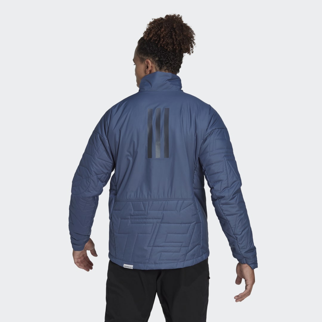 Jakke adidas Performance Terrex MYSHELTER PrimaLoft Parley Padded Jacket Mørkeblå | HH9232, 1