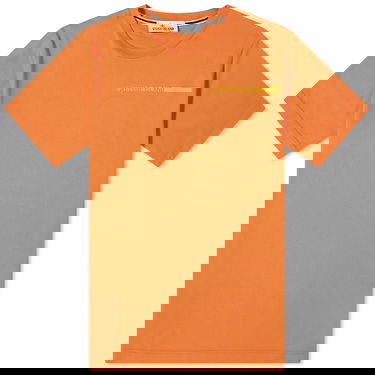 T-shirt Stone Island Micro Graphics Three T-Shirt "Sienna" Orange | 78152NS83-V0073, 0
