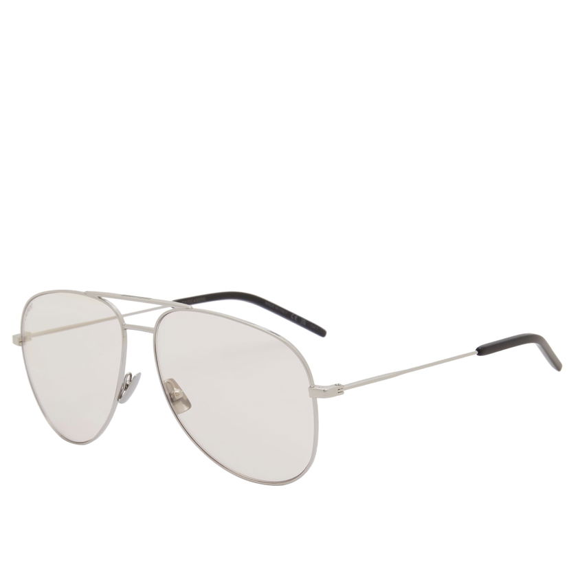 Solbriller Saint Laurent Saint Laurent CLASSIC 11 Aviator Sunglasses Metalisk | CLASSIC-11-072