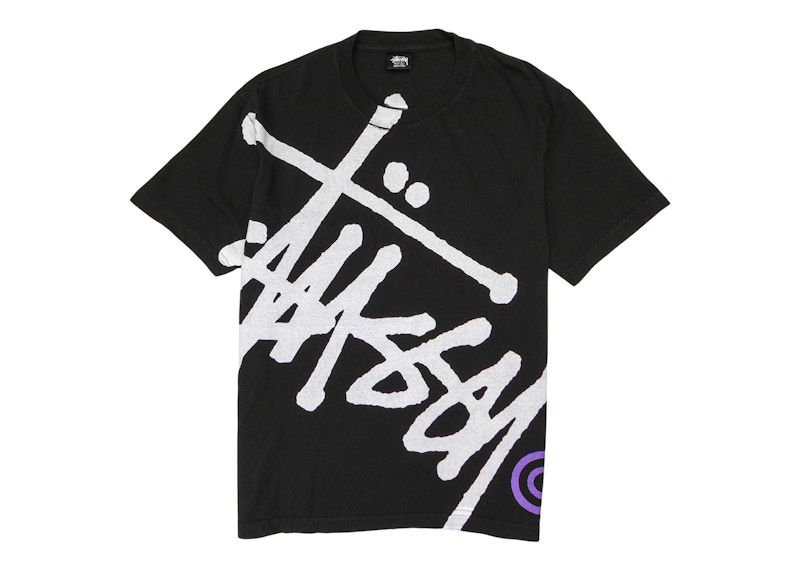 T-shirt Stüssy Big Basic Graphic Print T-Shirt Sort | 1904956US_BLA6, 0