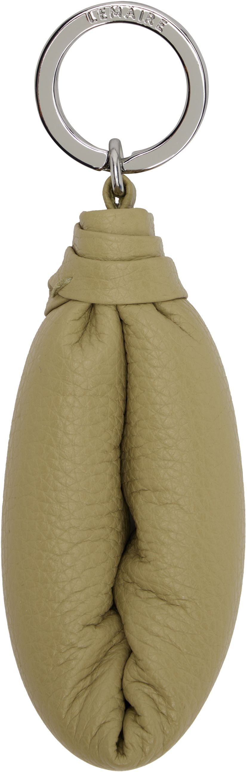 Nøgleringe LEMAIRE Wadded Leather Keychain Grøn | AC304 LL0018