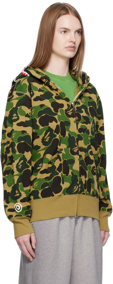 Sweatshirt BAPE A Bathing Ape ABC Camo Shark Full Zip Hoodie Lyserød | 001ZPL302003L, 4