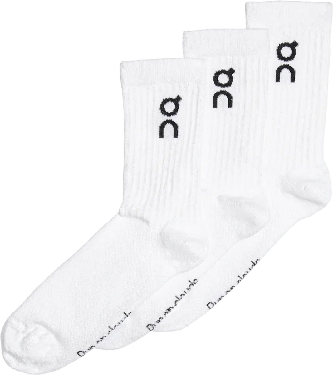 Sokker On Running 3-pairs Socks Hvid | 399-01718, 0