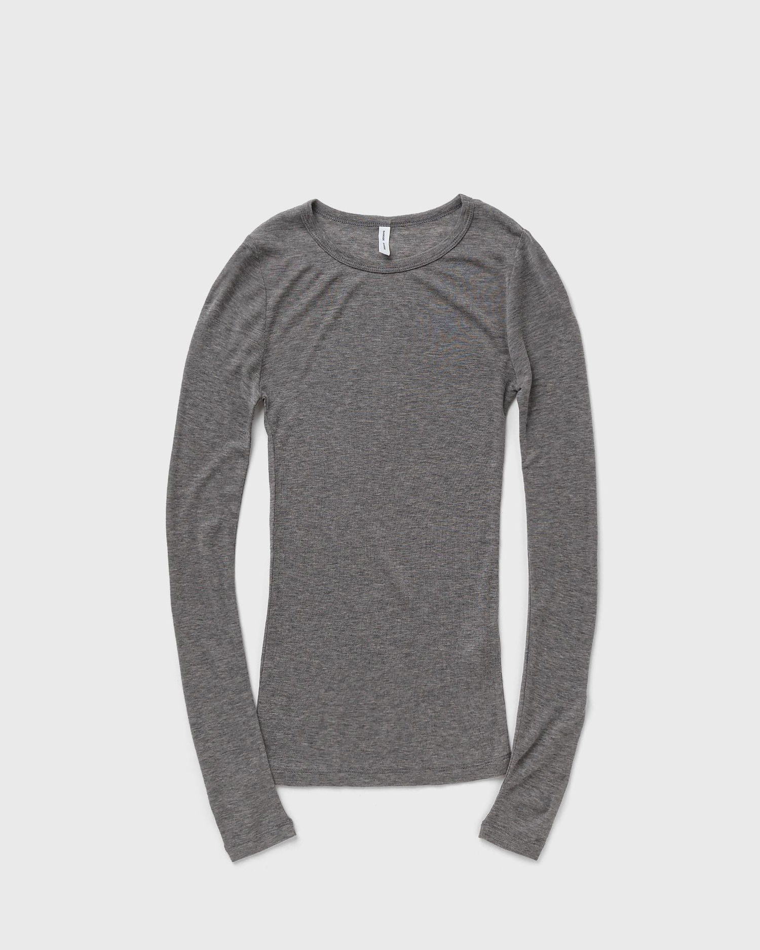 Sweater Samsoe Samsoe Samsøe & Samsøe Sadou Long Sleeve T-Shirt, Size L Grå | F10000014-GREY-MEL, 0