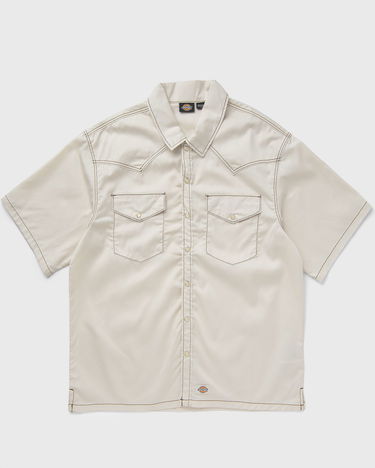Skjorte Dickies River Ranch Short Sleeve Work Shirt Beige | DK0A4Z7MF901, 0