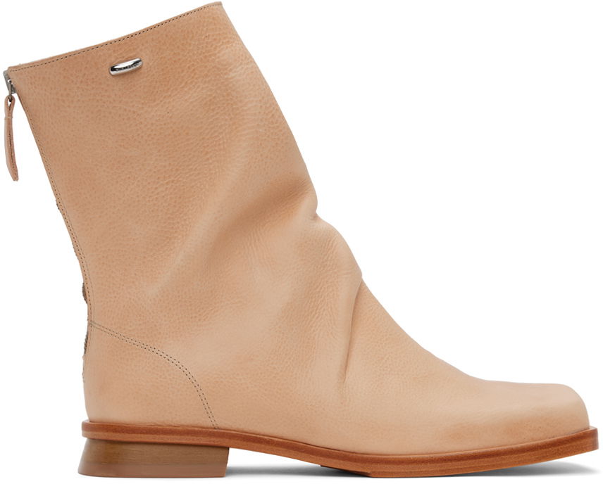 Tøj OUR LEGACY OUR LEGACY Blunt Boots Beige | A2247SN, 0