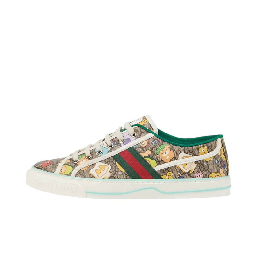 Sneakers og sko Gucci x Pikarar Tennis 1977 Animal print Multi Beige | 737517 FABOQ 8941