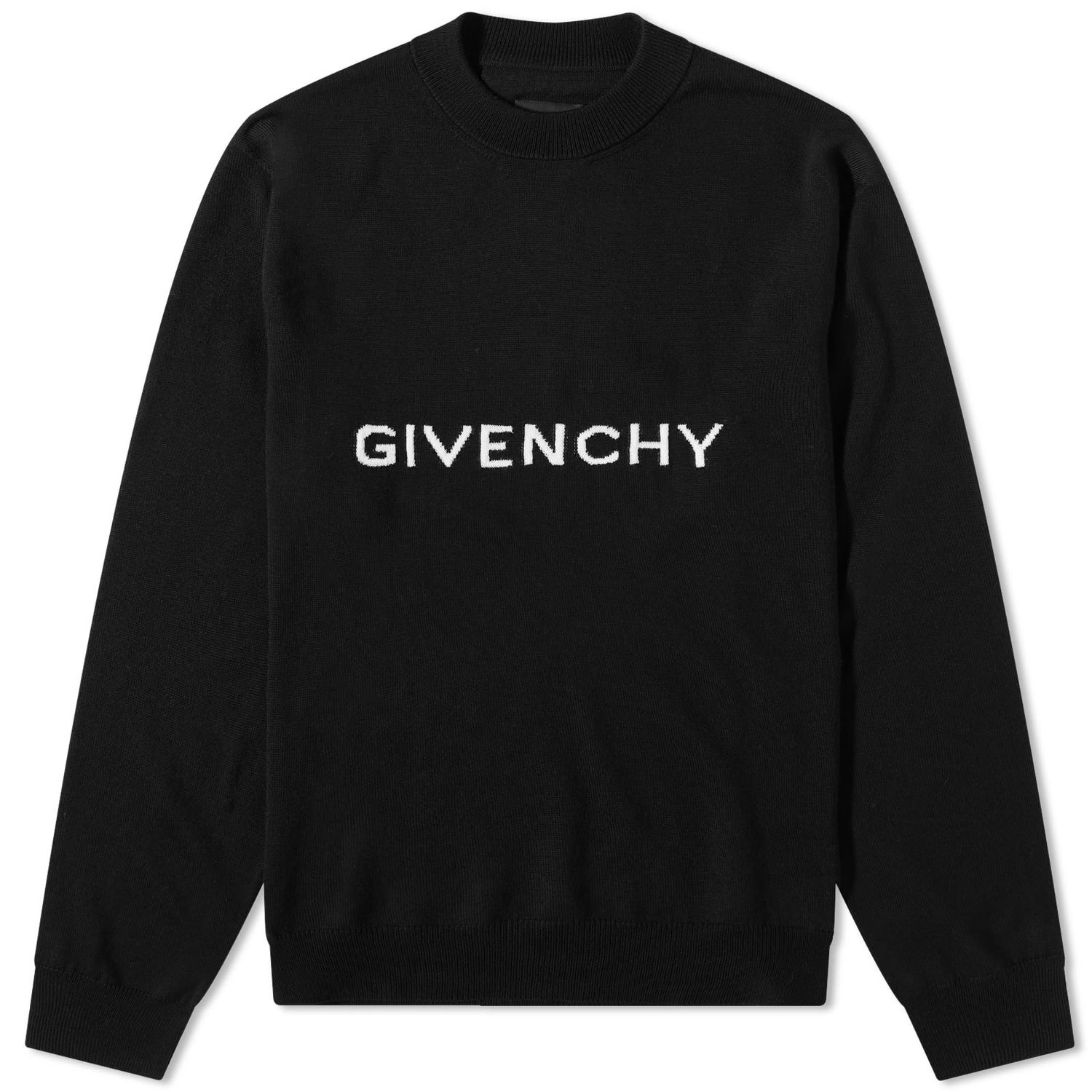 Sweater Givenchy Archetype Logo Crew Knit Black Sort | BM90N64YER-001, 0