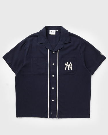 Skjorte New Era Piping Revere Shirt New York Yankees Mørkeblå | 60756034, 1