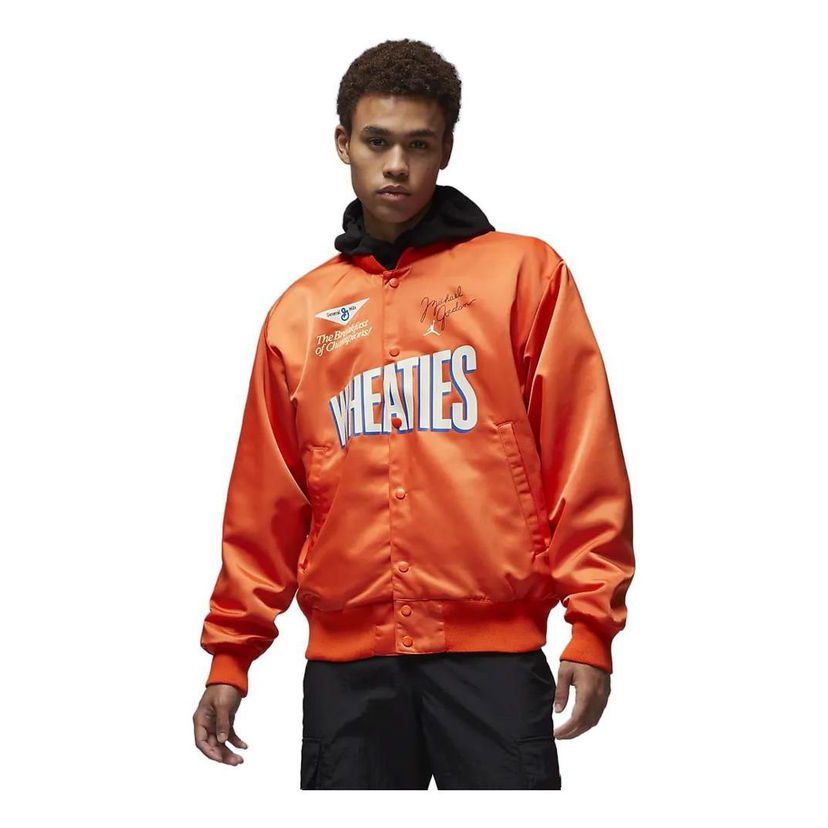 Bomberjakke Jordan Flight MVP Satin Jacket Orange | DV7579-817