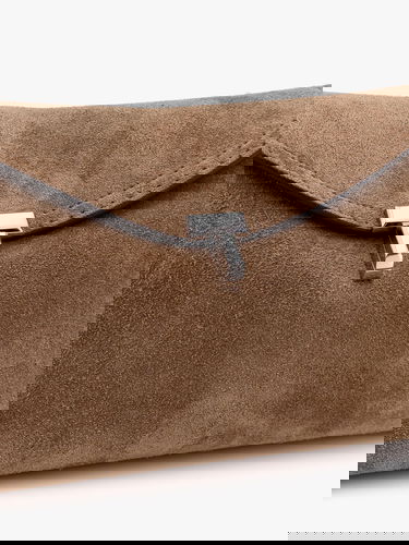 Håndtaske TOTEME T-Lock Suede Clutch Bag Toteme Brun | 241WAL944LE0004104, 3