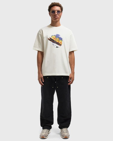 T-shirt Drôle de Monsieur T-Shirt Ski Hvid | I-TS280-CO195-OW, 2