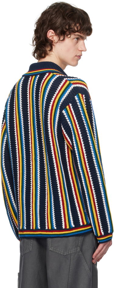 Sweater Casablanca Casablanca Stripe Crochet Cardigan Flerfarvet | MPS25-KW-836-01, 2