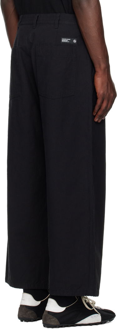 Bukser Neighborhood Neighborhood Wide Baker Trousers Sort | 251ZANH-PTM07, 2