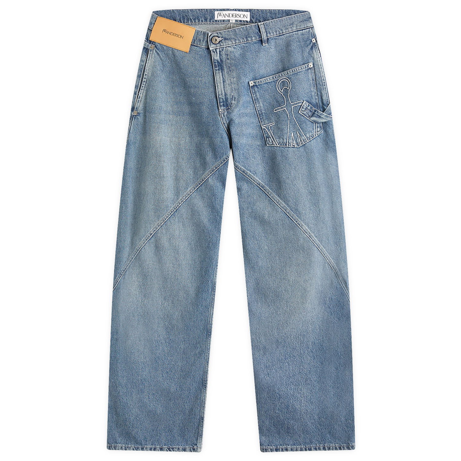 Jeans JW Anderson JW Anderson Twisted Workwear Jeans Size 28" Blå | DT0110-PG1735-804, 1