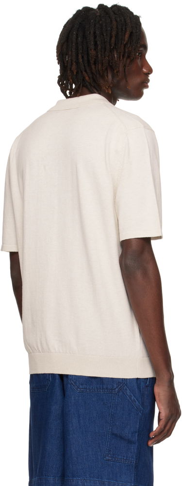 Polo skjorte A.P.C. A.P.C. Octave Knit Polo Beige | COGDK-H23415, 2