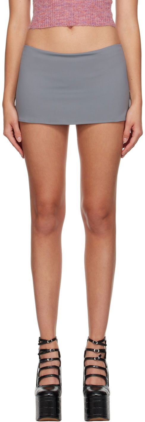 Nederdel GUIZIO Guizio Micro Miniskirt Grå | F23510K014