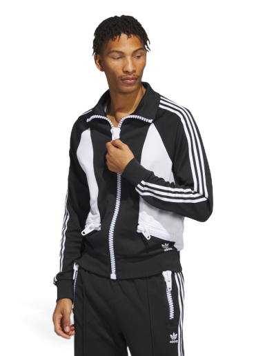 Jakke adidas Originals x Jeremy Scott Big Zip Track Jacket Sort | HY1810