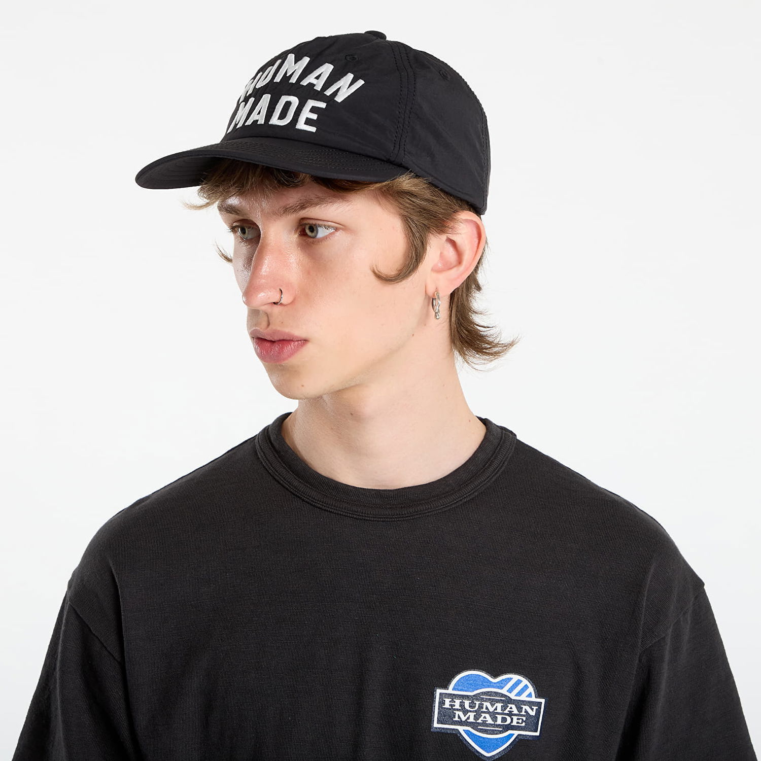 Kasket Human Made HUMAN MADE 5-Panel Nylon Cap Sort | HM30GD070BK, 1