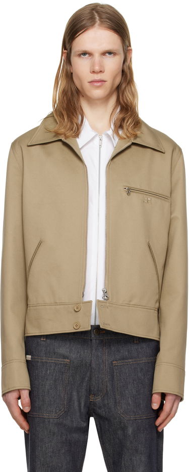 Jakke Courrèges Courrèges Zipped Jacket Beige | 125CBL251PL0178, 0