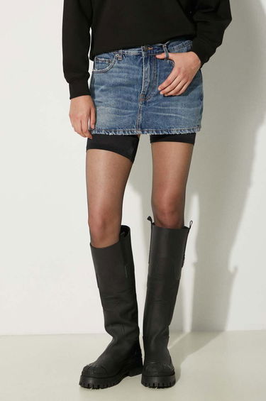Nederdel Fiorucci Denim Mini Skirt Blå | W01FPDSK077DN01DN02, 0